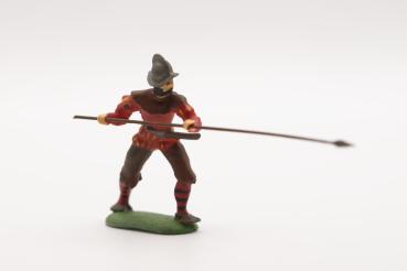 Landsknecht zustechend spanischer Helm